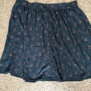 ModCloth Cherry blossom Skirt Size 2X